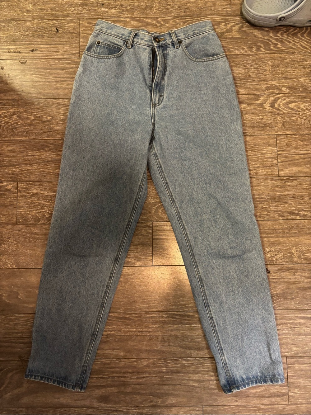 Bugle Boy Women's Straight Leg Light Blue Jeans